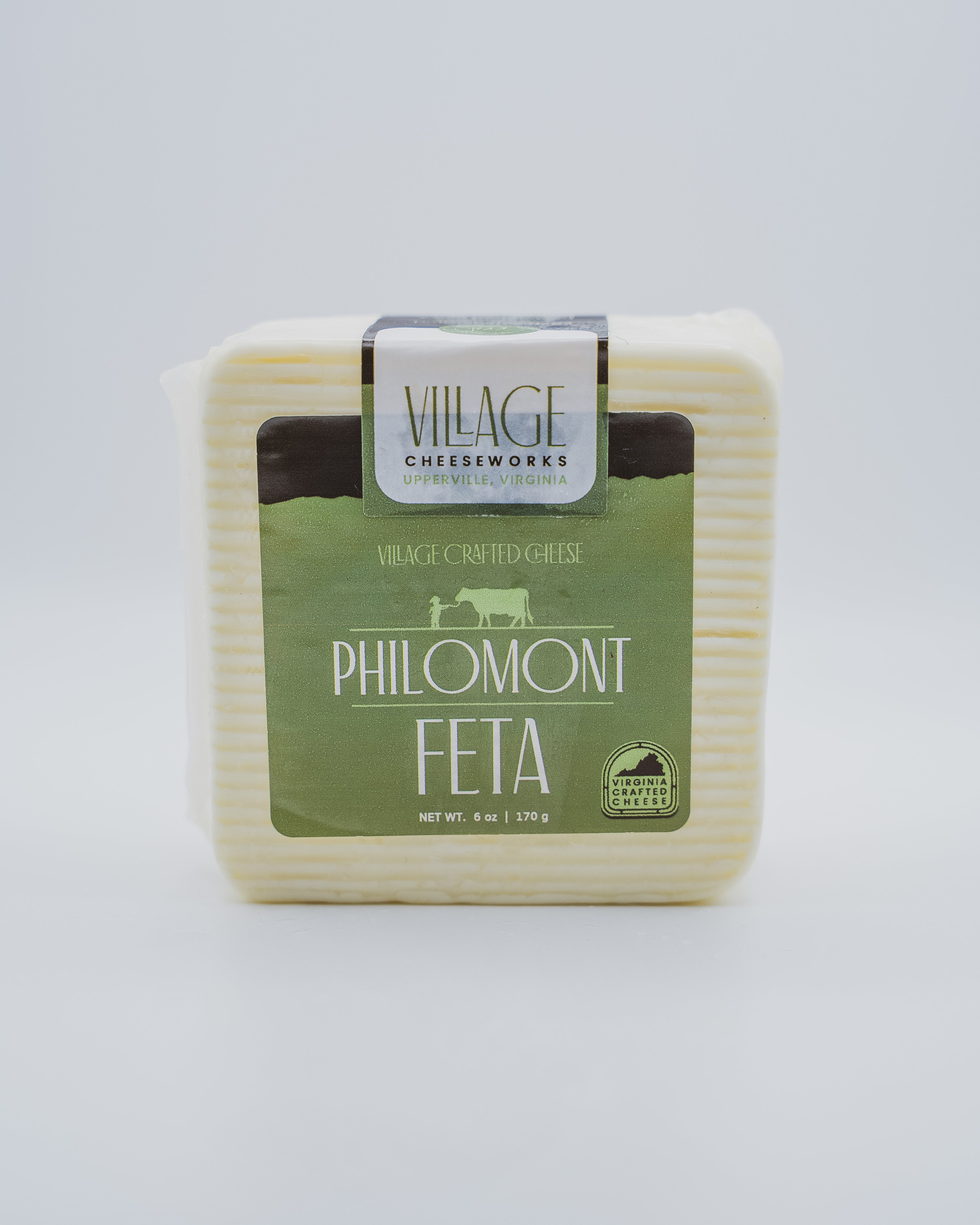 Philomont Feta — Brine-Ripened Cheese (6 oz), Pack of 4